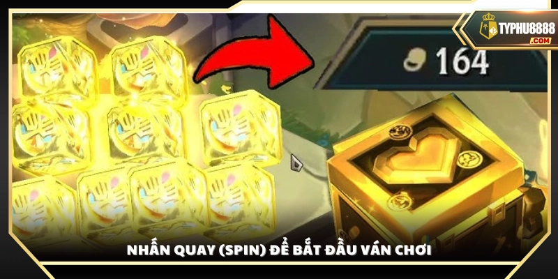 Chọn “Spin” để khởi động vòng quay chính thức