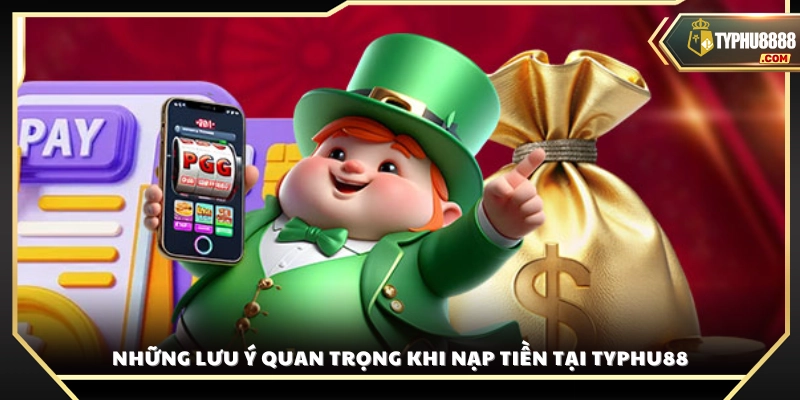 Lưu ý để đảm bảo nạp tiền Typhu88 thành công 100%