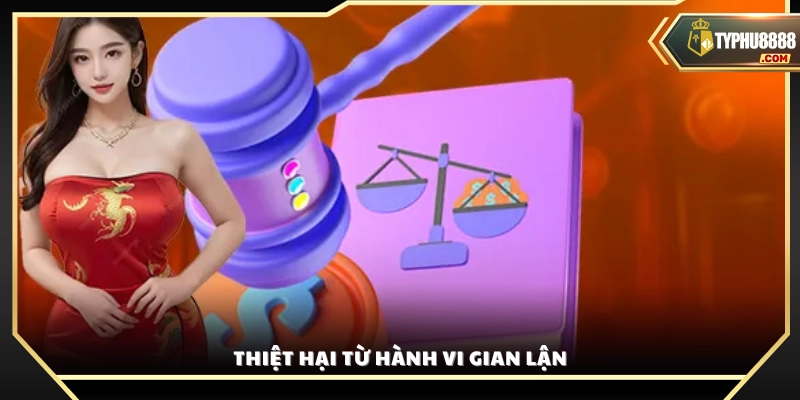 Tổn thất phát sinh do người dùng gian lận